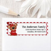 Bear First Valentine's Day Address Labels d1 (Insitu)