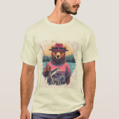 Bear Fishing Adventure Men's T - Shirt Perfect Gif (Vorderseite)
