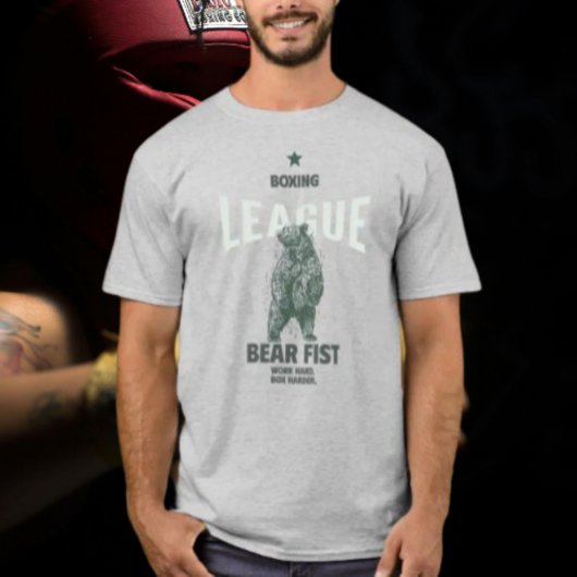 Bear Fist Boxing League T-Shirt
