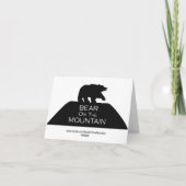 Bear Flag Egcard Feiertagskarte (Rückseite)