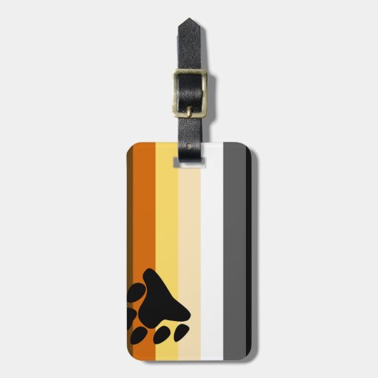 BEAR FLAG ORIGINAL -.pnng Gepäckanhänger (Vorderseite vertikal)