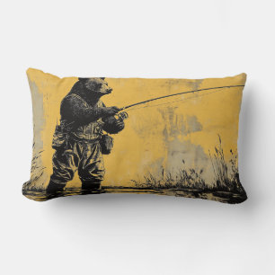 Bear Fly Throw Kissen