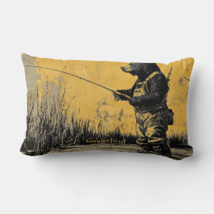 Bear Fly Throw Kissen