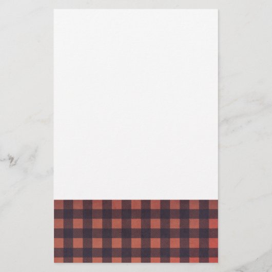 Bear Foot Print Lumberjack Themed Baby Showspiel (Rückseite)