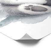 Bear Forest Kinderzimmer Wall Art Poster (Ecke)