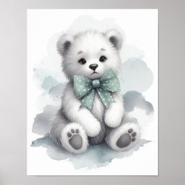 Bear Forest Kinderzimmer Wall Art Poster