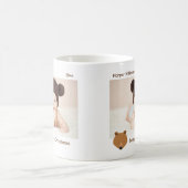 Bear Foto Baby First Christmas Kaffeetasse (Mittel)