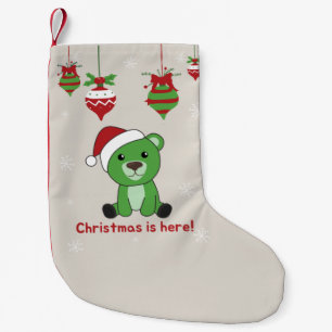 Bear Frohe Weihnachten Winter Tiere Bears Small Ch Kleiner Weihnachtsstrumpf