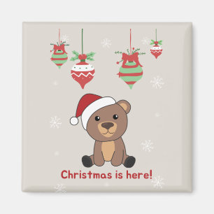 Bear Frohe Weihnachts Winter Tiere Bears Magnet