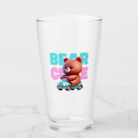 Bear Fun Glass Cup Glas (Vorderseite)