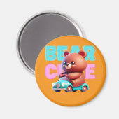 Bear Fun Magnet (Vorderseite/Rückseite)