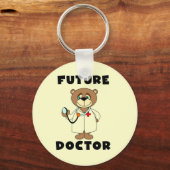 Bear Future Doctor Tshirts und Geschenke Schlüsselanhänger (Vorderseite)