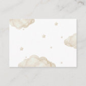 Bear Gender Neutral Baby Shower Book Request Begleitkarte (Rückseite)