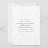 Bear Gender Offenlegung Spanischer Baby Duwer Einl Einladung (Rückseite)