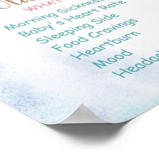 Bear Gender Reveal Alte Ehefrauen Tales Poster (Ecke)