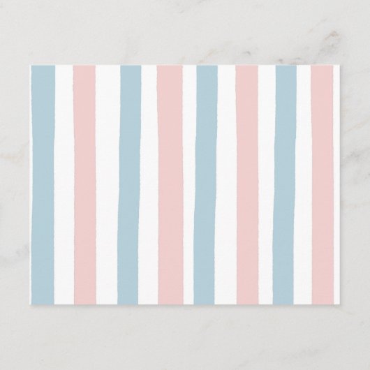 Bear Gender Reveal Ballon Gold Star Advice Card Begleitkarte (Rückseite)