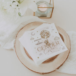 Bear Gender Reveal Serviette