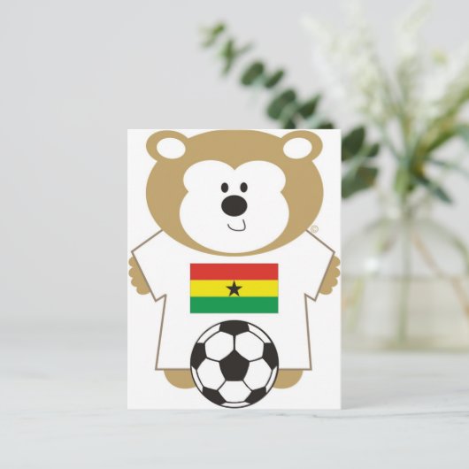 BEAR GHANA POSTKARTE (Stehend Vorderseite)