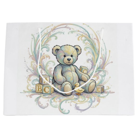 Bear Gift Bag Große Geschenktüte (Vorderseite)