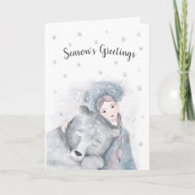 Bear & Girl personalisierte Weihnachten