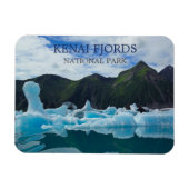 Bear Glacier Icebergs, Kenai Fjords National Park Magnet (Horizontal)