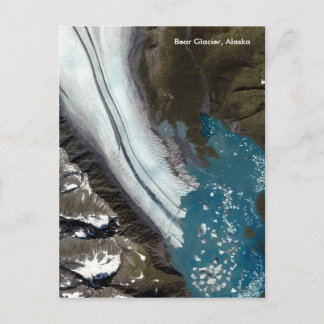 Bear Glacier in Alaska Postkarte