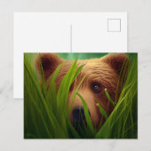 Bear-Grab-Postkarten Postkarte (Vorne/Hinten)