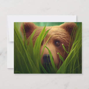 Bear-Grab-Postkarten Postkarte