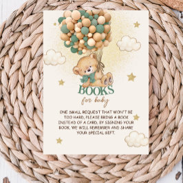 Bear Green Balloons Books für Baby Begleitkarte