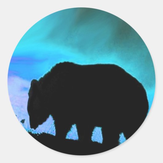 Bear Grizzly Wild Animals Wildlife Stickers (Vorderseite)