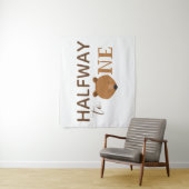 Bear Half zu einem Baby Halbgeburt Wandteppich (Beispiel)