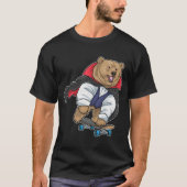 Bear Halloween Vampire T-Shirt (Vorderseite)