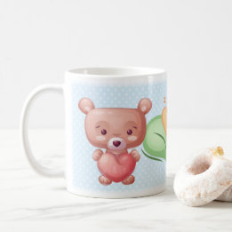 Bear Heart Collection - Blau Kaffeetasse