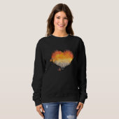 Bear heart community graphic with colourful waterc sweatshirt (Vorne ganz)