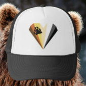 Bear Heart Pride Trucker Hat Truckerkappe