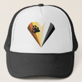 Bear Heart Pride Trucker Hat Truckerkappe (Vorderseite)