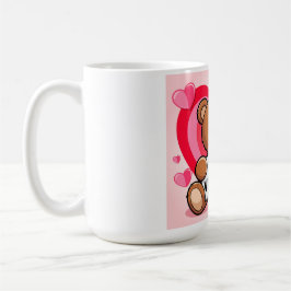 Bear hearts Be my Valentine Kaffeetasse