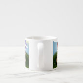 Bear Holding Bouquet Flower-30926 Espressotasse (Rückseite)