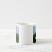 Bear Holding Bouquet Flower-30926 Espressotasse (Vorderseite)