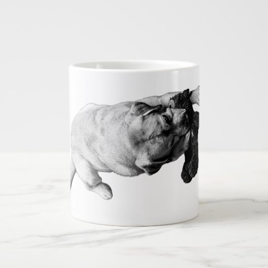 Bear Hug Break - Foto Calm Jumbo-Tasse (Vorderseite)