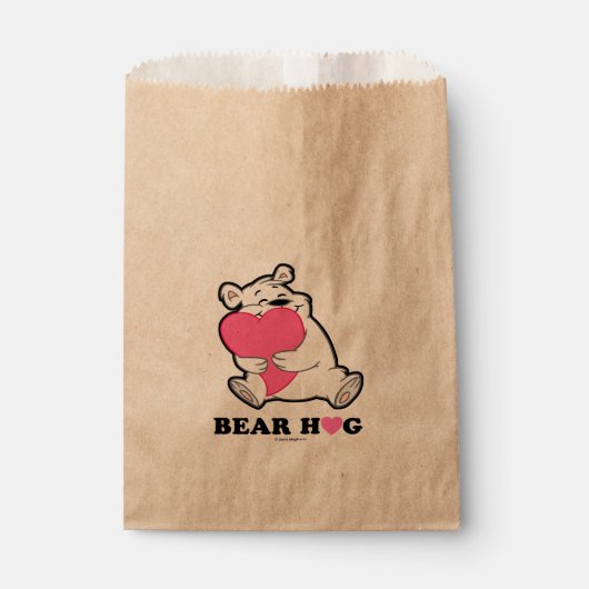 Bear Hug Favor Bag Geschenktütchen (Vorderseite)