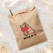 Bear Hug Favor Bag Geschenktütchen (Ausgeschnitten)
