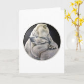 Bear Hug Karte (Gelbe Blume)