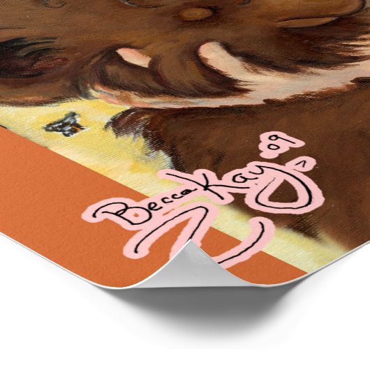 Bear Hug Poster (Ecke)