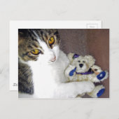 Bear Hug Postkarte (Vorne/Hinten)