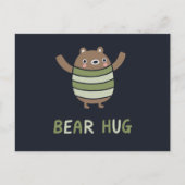 Bear Hug Postkarte (Vorderseite)