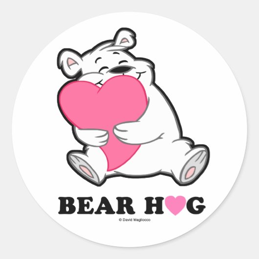 Bear Hug Stickers (Vorderseite)