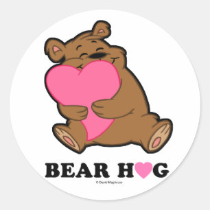 Bear Hug Stickers