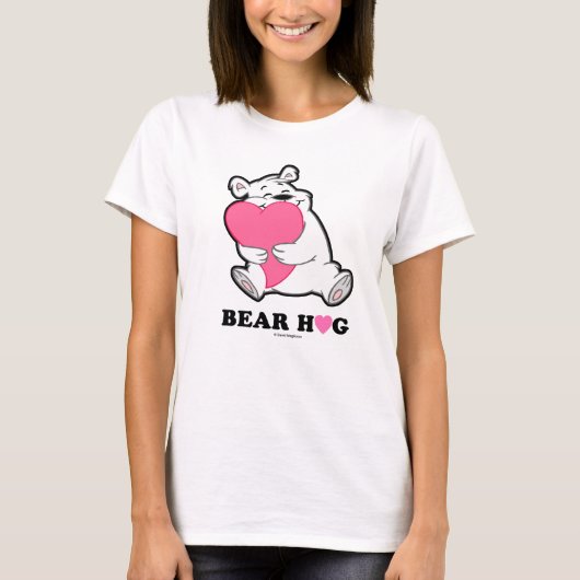 Bear Hug White Shirts (Vorderseite)