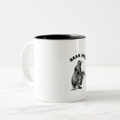 Bear Hug Zweifarbige Tasse (Vorderseite Links)